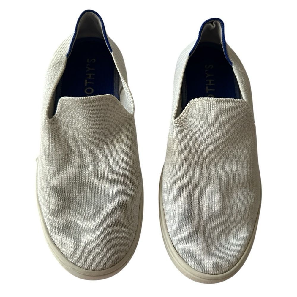Rothy’s The Original Slip On Sneaker bright white size 7 - Picture 3 of 8